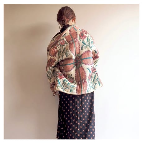 "Classic Western" floral tapestry jacket