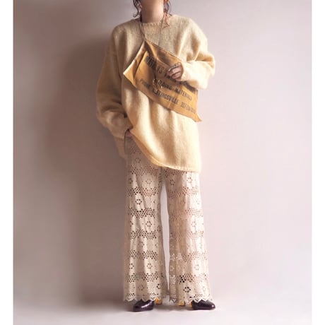 "Cape Isle Knitters" oversized mohair sweater