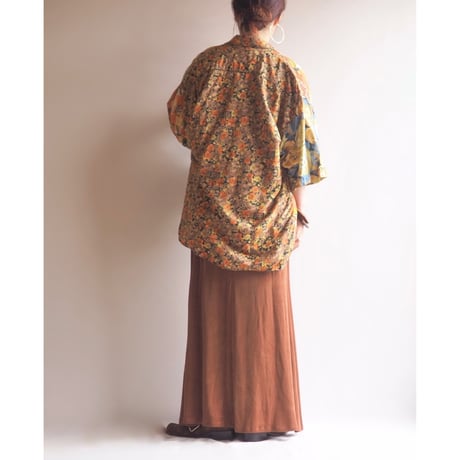 made in Italy floral patchwork blouse