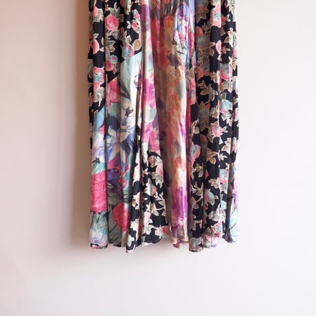 "Carol Little" floral patchwork midi skirt