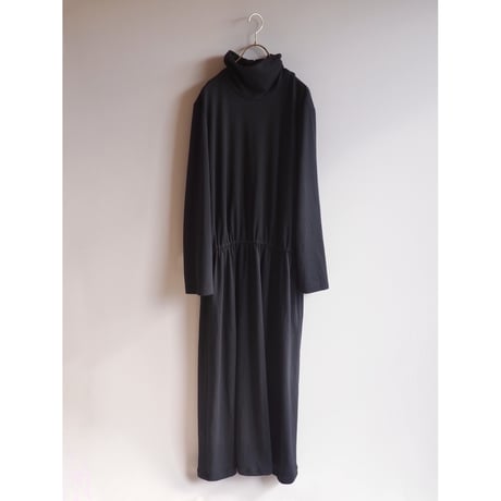 "POSITIVE ATTITUDE" turtleneck maxi dress