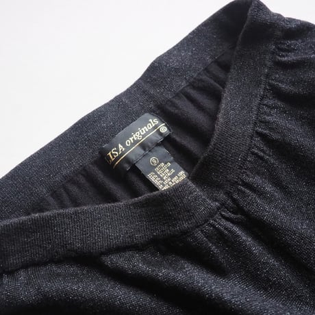 80〜90s metallic knit easy pants