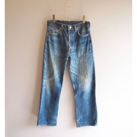 90s made in USA Levi's 501 damage denim pants