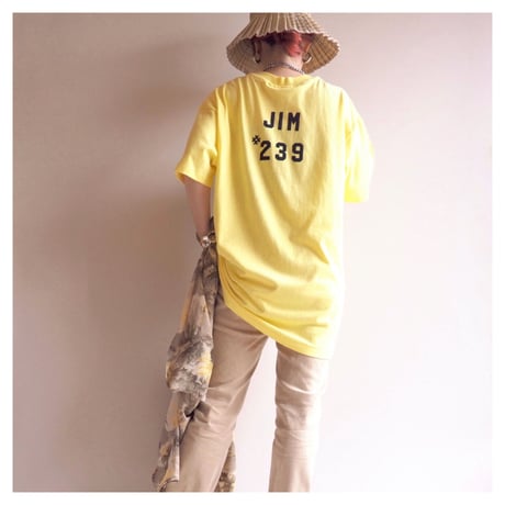 80s "Hanes" flock print t-shirts
