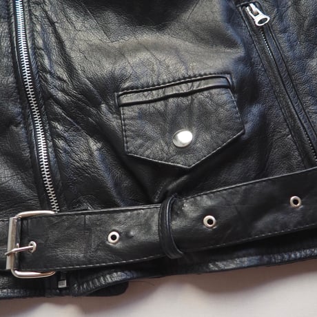 vintage leather riders jacket