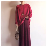 "Norm Thompson" silk oversized plain sweater