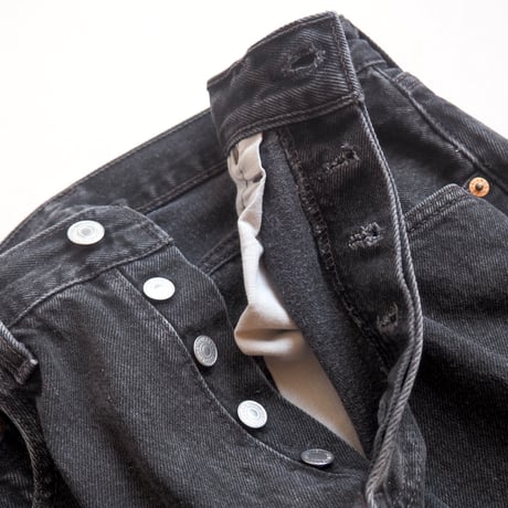 90s made in USA Levi's 501 cut off denim pants