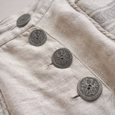 vintage folk linen design pants