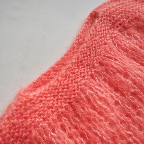 vintage low gauge fuzzy sweater
