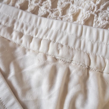 vintage ivory crochet maxi skirt