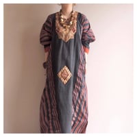 vintage embroidered kaftan dress