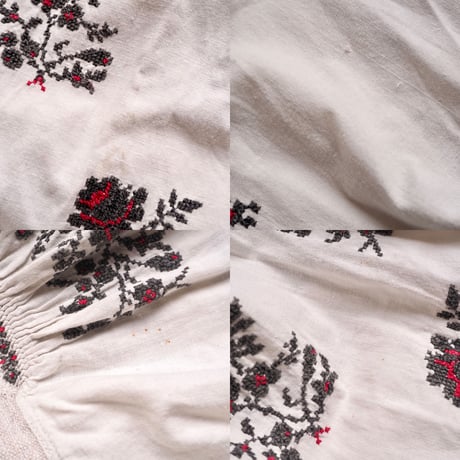 vintage ukrainian embroidered maxi dress