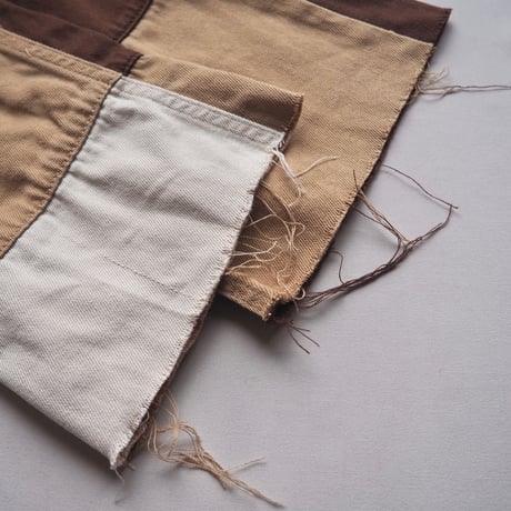 vintage patchwork cutoff pants