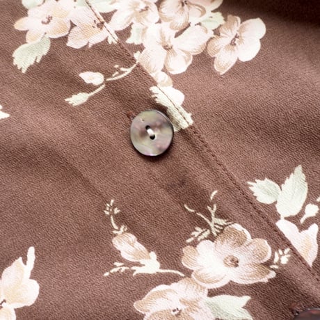 80s viscose floral maxi skirt
