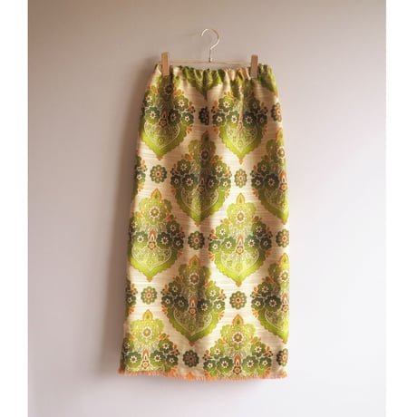 70s Germany fabric remake maxi skirt