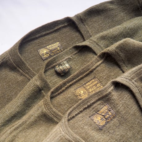 60〜70s Netherlands Army V-neck sweater