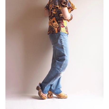 90s made in USA Levi's 501 damage denim pants