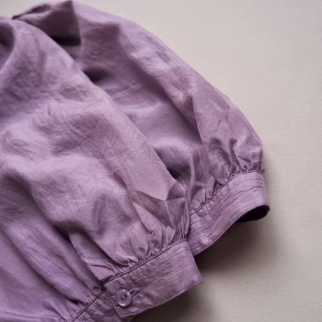 "lecomte" ruffle design silk blouse