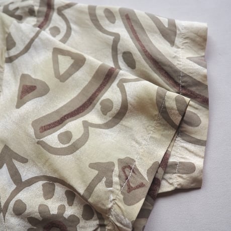 "LA MAGLIERIA DI MICA" abstract print oversized s/s blouse