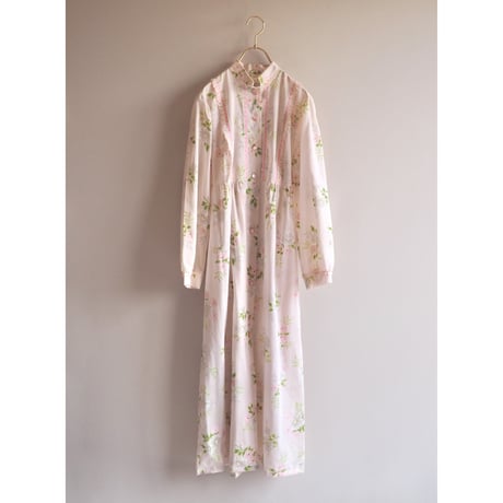 70〜80s "Nocturne" floral night gown