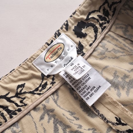 "Talbots" paisley wide pants