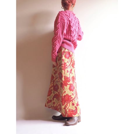 70s "Nelly De Grab" tapestry maxi skirt