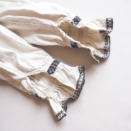 vintage romanian embroidered blouse
