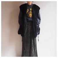 "NIEDIECK JOLIPEL" oversized faux fur design vest