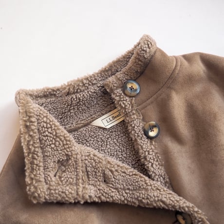80〜90s "L.L.Bean" faux mouton coat