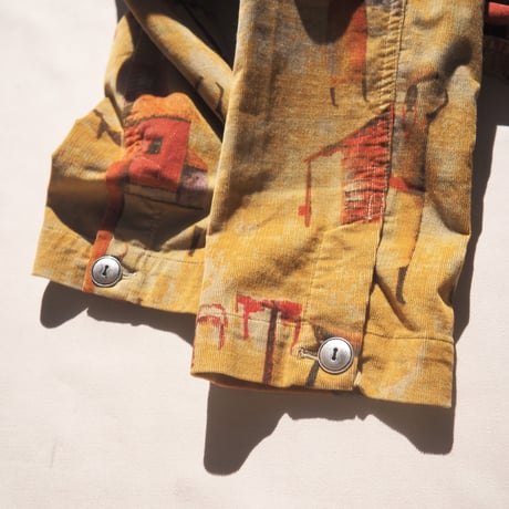 "CHICO's DESIGN" landscape corduroy jacket