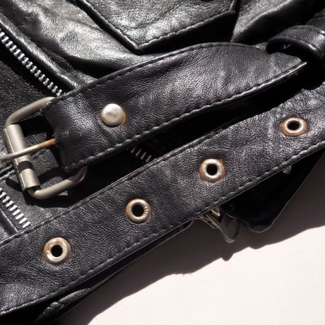 vintage leather riders jacket