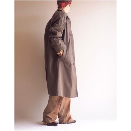 80s〜 "London fog" brown balmacaan coat