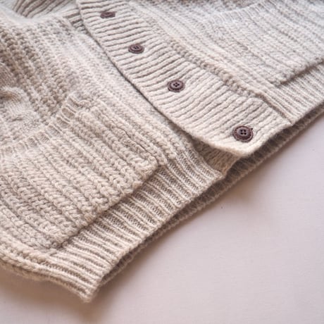 vintage oversized cable cardigan