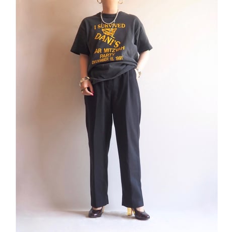 "ALIA petites" black easy pants