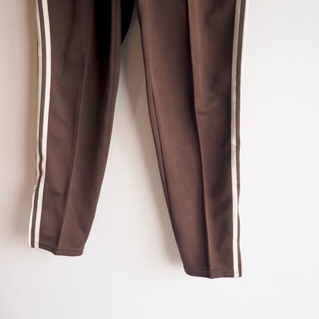 80s "Adidas" brown × beige track pants