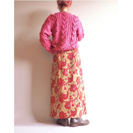 70s "Nelly De Grab" tapestry maxi skirt