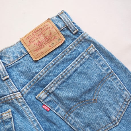 90s made in USA Levi's 517 damage denim