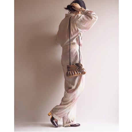 made in USA textured jumpsuits