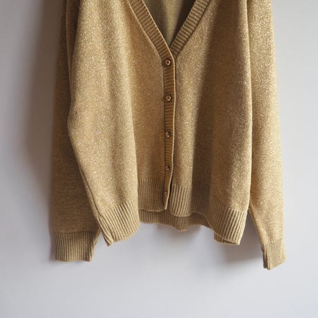 "Willow Ridge" metallic knit cardigan