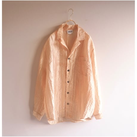 "Chico's design" oversized sheer blouse (BE)