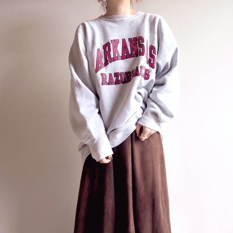 90s champion reverse weave logo sweat