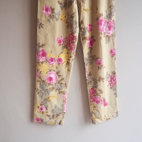 vintage floral pants