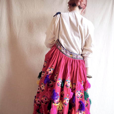 vintage banjara embroidered skirt