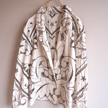 vintage cutwork lace jacket