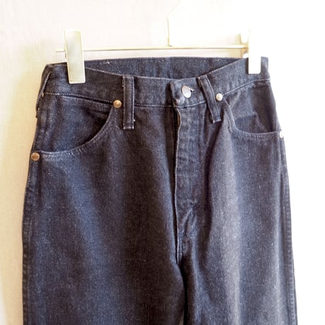 80s wrangler black denim pants