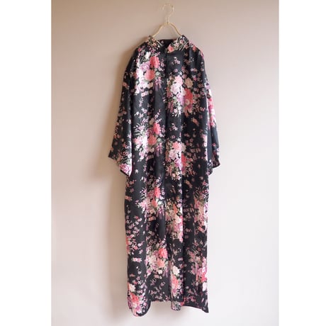 "Anthony Richards" satin floral house maxi dress