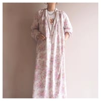70s floral house maxi dress