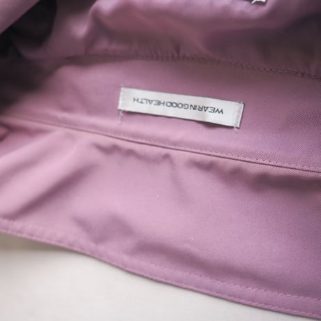 "Misty Harbor" purple balmacaan coat