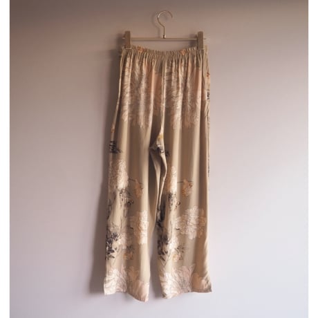 "Citron Santa Monica" floral silk pants (BE)