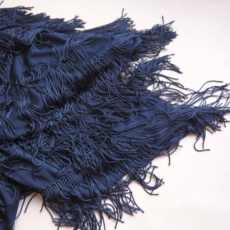 80s "Chez California" fringe midi dress